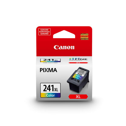 Canon CL-241 XL Genuine Color Ink Cartridge, Compatible with MG2120/3120/4120, MX512/432/472/372/392/522/532/452, MG2220/3220/4220/3520/3620, TS5120