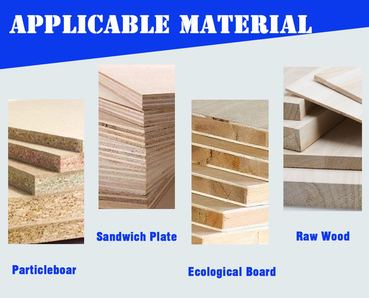 INTSUPERMAI Pneumatic Hinge Boring Insertion Machine Woodworking Wood Hole Puncher Cutter Hinge Boring Machine Punching Woodworking Drilling Tool Woodworking Pneumatic Hinge Drilling Machine 110V 48-6 INTSUPERMAI