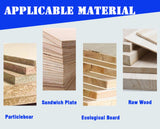 INTSUPERMAI Pneumatic Hinge Boring Insertion Machine Woodworking Wood Hole Puncher Cutter Hinge Boring Machine Punching Woodworking Drilling Tool Woodworking Pneumatic Hinge Drilling Machine 110V 48-6 INTSUPERMAI