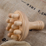 xukele Wood Therapy Mushroom Massage Tools, Wooden Mushroom Massager, Anti Cellulite Lymphatic Drainage Therapy Massage Cup Tools for Body Shaping xukele