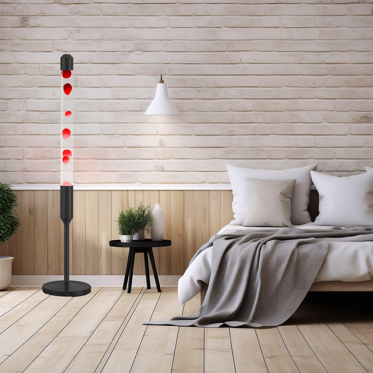 Kyzfy 47.5-Inch Liquid Motion Lamp,Magma Lamp, Mood Relaxation Light，Suitable for Home Decoration, Living Room, Office, Bedroom, café (47.5in) Kyzfy