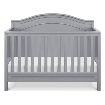 DaVinci Charlie 4-in-1 Convertible Crib in Grey, Greenguard Gold Certified