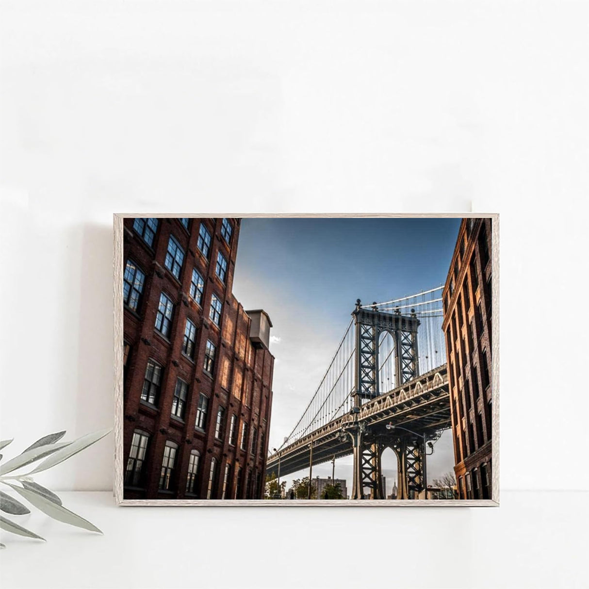 Manhattan Bridge New York USA DIY 5D Diamond Painting by Number Unique Kits Home Wall Decor Crystal Rhinestone Wall Decor 12x16 Inch WaRthy