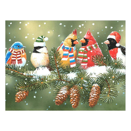 Stalente Diamond Painting Kits for Adults, Diamond Painting Christmas, Diamond Art Birds, DIY 5D Round Full Drill Diamond Art Kits for Home Decor 13.7X17.7in Stalente