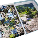 BEDUKE Jigsaw Puzzles for Adults 1000 Pieces Glacier National Park 1000 Piece Puzzle Thick Sturdy Precise Interlocking Age 14+ Family Game BEDUKE