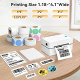 Anycash Bluetooth Thermal Shipping Label Printer, Wireless 4x6 Shipping Label Sticker Printer for Small Business and Office, Compatible with Android&iOS Windows, Used for Amazon, Shopify, Etsy USPS Anycash