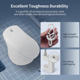 ANYCUBIC Water Washable ABS-Like 3D Printer Resin, High Toughness and Durability, High Precision and Easy to Post-Process, Low Odor, Wide Compatibility for All LCD Resin 3D Printers (White, 1kg) ANYCUBIC