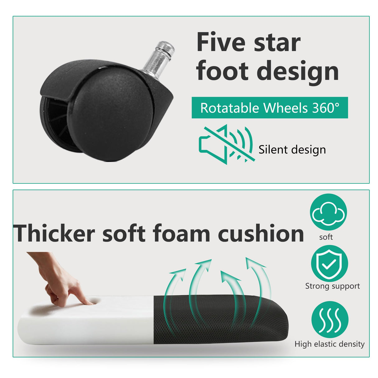 PayLessHere Gaming Chair Ergonomic Computer Chair Office Chair Video Game Chairs with Lumbar Support Desk Chair Armrest Mid Black Cushion Swivel Rolling Chair with Wheels for Home Office (Pink) PayLessHere