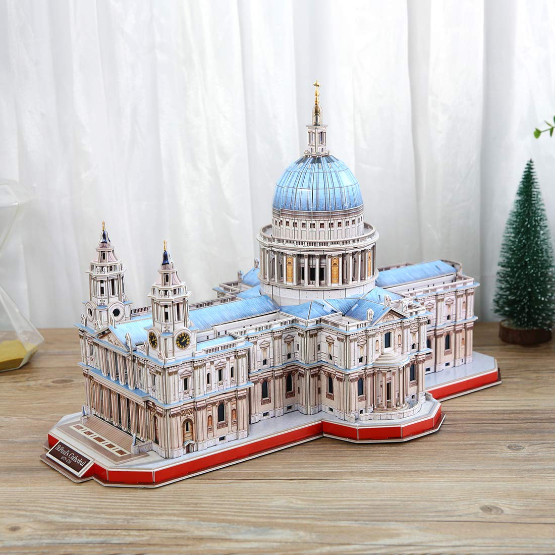 CubicFun 3D Puzzle - Large Saint Paul's Cathedral 3D Puzzles for Adults - Half-Opening Architecture, Enjoy Interior Views - Anniversary/Wedding/Souvenir/Birthday/Christmas/Teacher Gifts - 643 Pieces CubicFun