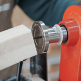 BMWOOD Woodworking 3" Lathe Faceplate with Screw Chuck, Two nylon washers for 1" x 8TPI Spindle Woodturning Lathe. BMWOOD