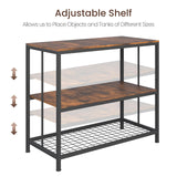 YDTOP 40-50 Gallon Fish Tank Stand,Heavy Duty Metal 40 Gallon Aquarium Stand 3-Tier Adjustable Storage Shelves for 40-50 Gallon Fish /Turtle/Reptile Tank-36.2*17.7*31.5" YDTOP