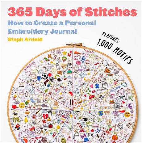 365 Days of Stitches: How to Create a Personal Embroidery Journal WoodArtSupply