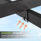 Aoxun 12x16 Outdoor Pergola, Patio Aluminum Pergola with Upgraded Retractable Canopy, Heavy Duty Metal Pergolas and Gazebos with Adjustable Sun Shade Cover for Modern Backyard, Deck, Garden Aoxun