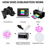 15 Pieces Blank Sublimation Phone Holders Collapsible Tablets and Cell Phones Grip Holder Adhesive Blank Finger Stand Holder with Double-Sided Tape (White) Weewooday