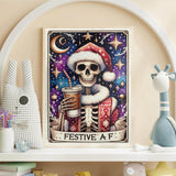 EIBEILI Skull Diamond Art Kits for Adults,5D Moon Diamond Painting Kits for Beginners,DIY Star Round Full Drill Painting with Gem Art Craft Kits for Home Wall Decor 12x16inch EIBEILI