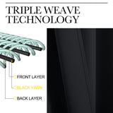 NICETOWN Halloween Black Blackout Curtain Blinds - Solid Thermal Insulated Window Treatment Blackout Drapes/Draperies for Bedroom (2 Panels, 42 inches Wide by 63 inches Long, Black) NICETOWN