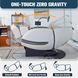 Notired Massage Chair Full Body, 2025 Zero Gravity SL-Track Shiatsu Massage Recliner Chairs with 12 Auto Modes, Foot Rollers, Waist & Calf Heating, Thai Yoga Stretch, AI Control & Body Scan L183 Beige Notired