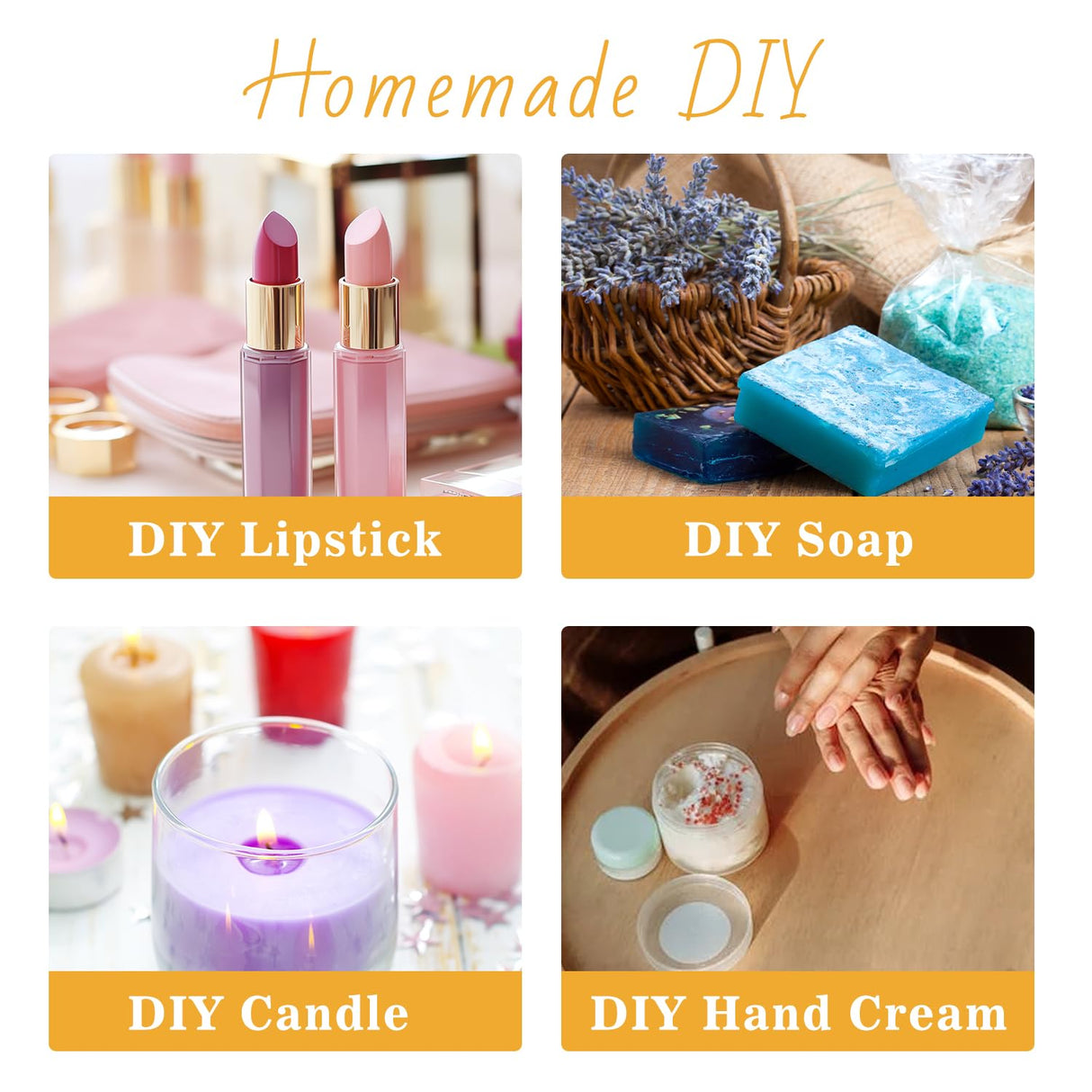 Beeswax Candle Making Kit with Electric Wax Melter for Adult, 5lbs Beeswax for Candle Making and DIY Art&Craft, Including Wax Melting Pot, Wax, Cotton Wick, Wick Stickers KQU