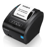 MUNBYN Bluetooth Thermal Receipt Printer P047, 80mm POS Printer, Thermal Printer with USB Serial Ethernet, Bluetooth, Support Android Windows PC (Do Not Support iOS Paypal Doordash Grubhub Vagaro) MUNBYN