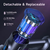 Lubluelu Cordless Vacuum Cleaner,25000Pa Cordless Stick Vacuum with 235W Brushless Motor, 50min Runtime, Detachable Battery, Self-Standing Vacuum for Hard Floor, Carpet, Pet Hair Lubluelu