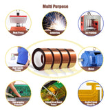 MEBMIK 4 Rolls 20mm x16m(52FT) Heat Tape High Temperature Heat Resistant Tape Heat Transfer Tape for Heat Sublimation Press Vinyl,No Residue MEBMIK