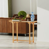 MoNiBloom Console Table, Industrial Entryway Table, Narrow Sofa Table with Shelves, Entrance Table for Entryway Hallway Living Room MoNiBloom