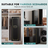 Karini Gun Safe 10-15 Biometric Gun Safe for Rifles Rifles and Pistols Fingerprint Gun Cabinet Gun Safes for Rifles with Optics Pistol & Firearm Storage | Includes Removable Shelf Karini