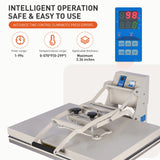 24x32 Inch Heat Press, 110V 4500W No Plug High Pressure Heat Press Machine for Business, Large Professional Digital Control Heat Transfer Machine for Sublimation TransferMuse