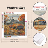 Reluohuo Diamond Painting Truck Kits for Beginner, 5D Full Drill Diamond Art Kits for Adults, DIY Diamond Art Kits for Home Wall Decor, 12x12 Inch Reluohuo