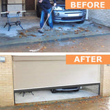 Garage Door Seals Bottom Rubber with Pre-drilled Aluminum Track Retainer Base Kit,Heavy-Duty U Shape + O Ring Combination Weather Stripping Sesl Kit for Garage Door (16 Ft) Storystore