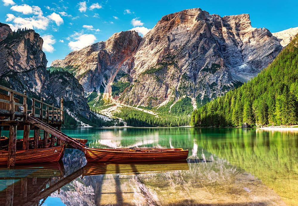 CASTORLAND 1000 Piece Jigsaw Puzzles, The Dolomites Mountains, Italy, Idyllic View, Landscape Puzzle, Adult Puzzle, Castorland C-103980-2 Castorland
