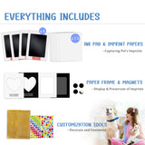 MYPAWLETS Paw Print Kit,Clean Touch/Inkless Ink Pad for Dog/Cat Pawprints,Paw Print Stamp Pad for Dogs,Dog Paw/Nose Print Kit Keepsake,Pet Paw Print Impression Kit with Frame,Gifts for Pet Parents-4M MYPAWLETS