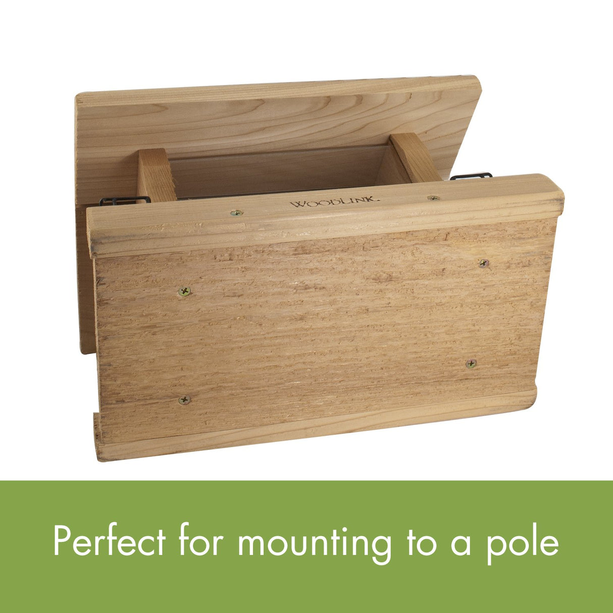 Woodlink Wood Bird Feeder with 2 Suet Cages, 5 lb. Capacity Woodlink