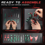 LONGPIN 3D Puzzles for Adults,Metal Dragon Puzzle Building Set,Collectible Mechanical Engineering Crafts for Home Office Decoration & Gift(Golden) LONGPIN