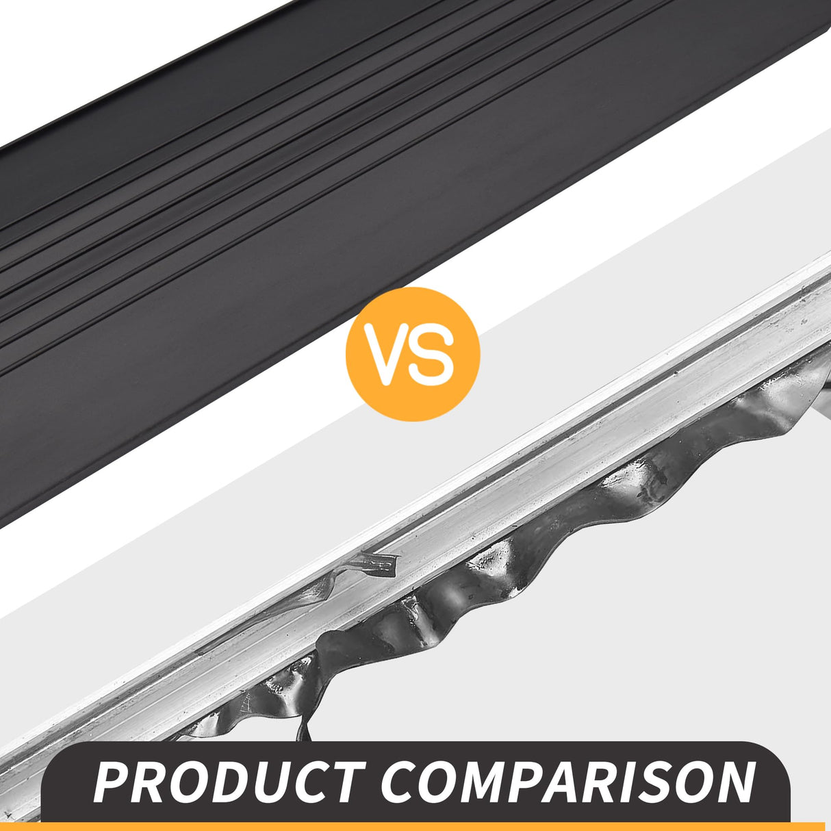 TEKDOE Garage Door Bottom Seal Weather Strip Threshold and Waterproofing Replacement on Universal Retainer with 3 3/4 inch Width and 10ft Length TEKDOE