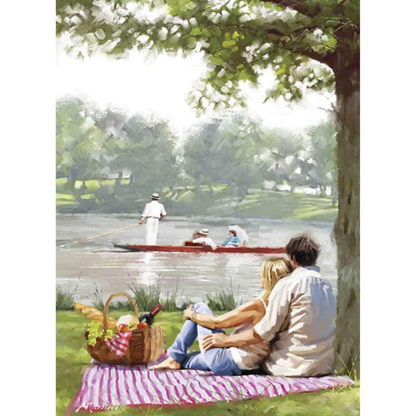 Anatolian Puzzle - Picnic by The River, 1000 Piece Jigsaw Puzzle, #1137 Anatolian