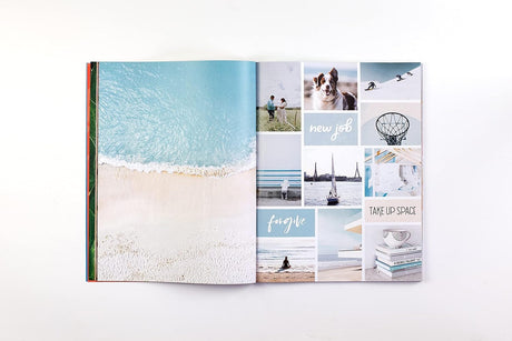 Free Period Press Vision Board Book, 700+ Words & Images in All Categories, for Visualizing Your Life Goals & Dreams, Playful, Stylish Pictures for Collage Making & Scrapbooking (Adult) Free Period Press