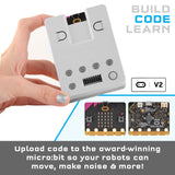 Thames & Kosmos Robotics Workshop with Micro:Bit STEM Experiment Kit, Creative, Educational Coding & Programming Curriculum for Home & School Use, Utilizes MakeCode App to Learn Python, Javascript Thames & Kosmos