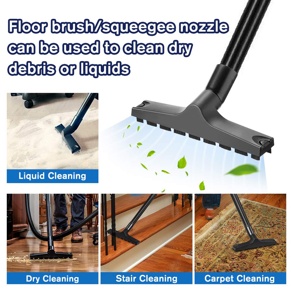 Vacmaster 3 Peak HP 5 Gallon Shop Vacuum Powerful Suction Wet Dry Vacuum Cleaner with Blower Function 1-1/4 inch Hose 10ft Power Cord Vacmaster