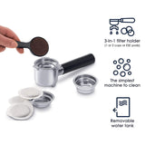 De'Longhi 15-Bar Pump Espresso Machine with Manual Milk Frother for Latte, Cappuccino, Black, ECP3420 De'Longhi