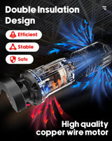 SHALL 3 Inch High-Speed Cut Off Tool, 3.5 Amp Metal Cutter Tool with 3Pcs Multifunctional Cutoff Wheels, 24000RPM Electricl Metal Cutting Tools for Steel, Inox, PVC, Aluminum SHALL