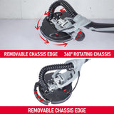 Drywall Sander, 710W Electric Sander with 6 Sanding Discs, Variable Speed 800-1700 RPM Wall Sander with 6.6ft Dust Hose, LED Lights, Extendable Handle & Carrying Bag Garvee