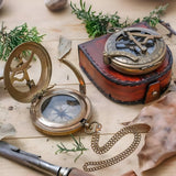 Personalized Compass Gifts, Engraved Custom Sundial Clock, Wedding Gift, Groomsmen Gift, Keepsake, Christmas, Baptism, Graduation, Boy Scouts, Anniversary, Fathers Day, Mothers Day RUNADI