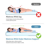 MABOZOO High Density Sagging Mattress Support,2" Thick Under Mattress Support Board to Fix Saggy Beds, Foam Mattress Sag Support Pad for Sags Deeper 1"-2" and Extends Mattress Life(60 * 24 * 2 in) MABOZOO