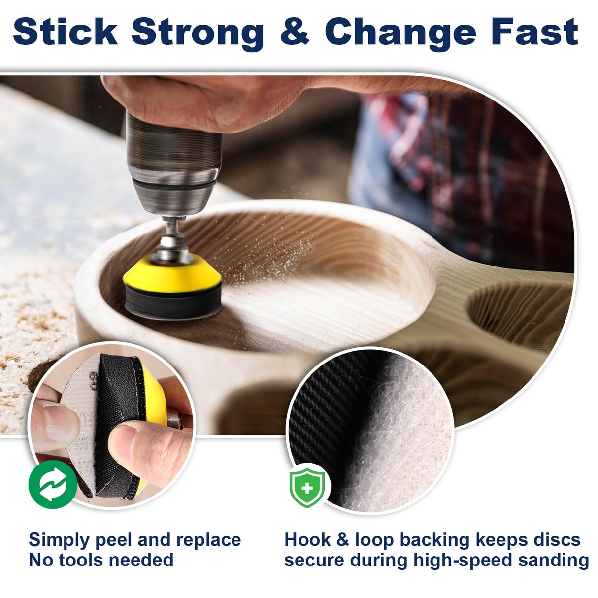 180 Pieces 2 Inch Sanding Disc, GOH DODD Wet Dry Sandpaper with Interface Pad and Backer Plate 1/4" Shank, 60-10000 Grits Grinding Abrasive Sand Paper for Auto Metal Glass Resin Wood Sanding GOH DODD