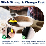 180 Pieces 2 Inch Sanding Disc, GOH DODD Wet Dry Sandpaper with Interface Pad and Backer Plate 1/4" Shank, 60-10000 Grits Grinding Abrasive Sand Paper for Auto Metal Glass Resin Wood Sanding GOH DODD