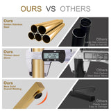 ZOZOE Metal Coat Rack Stand, Modern Coat Rack Freestanding with 8 Hooks, Coat Racks Easy to Assemble, Coat Tree Stand for Bags, Hats, Entryway, Office (Golden) ZOZOE