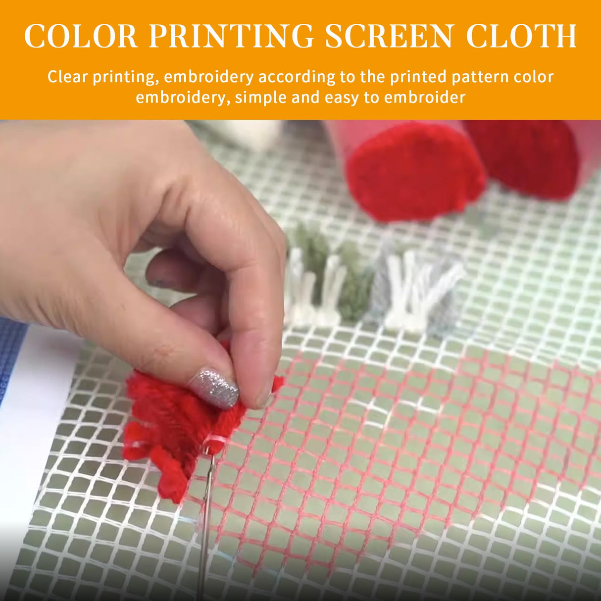 kingsea Latch Hook Kit for Adults, DIY Crochet Yarn Rug with Pattern Printed Latch Hook Rug Kit for Teen, Latch Hook Kit for Beginners - Cat and Flower, 20in x 15in kingsea