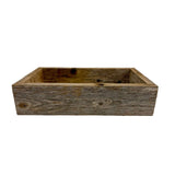 BarnwoodUSA Reclaimed Wood Bathroom Décor Box | Rustic | Toilet Paper Holder | Decorative Storage Box | Succulent Planter | Rustic | Kitchen | Table | Natural Weathered Gray | 15 1/2-inch Wide BarnwoodUSA LLC