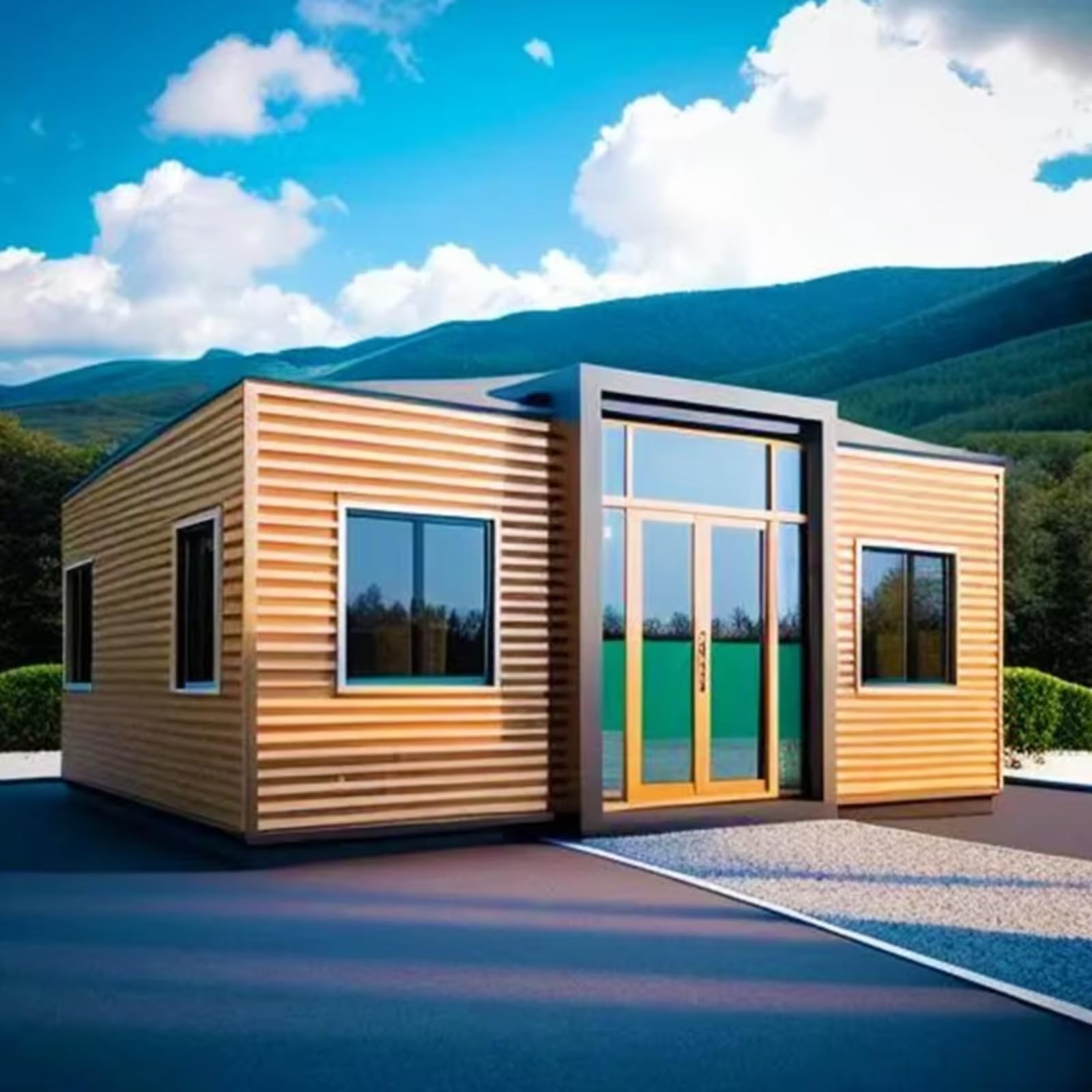 Customized container homes Prefabricated luxury Living Expandable Container House prefab houses tiny house - WoodArtSupply